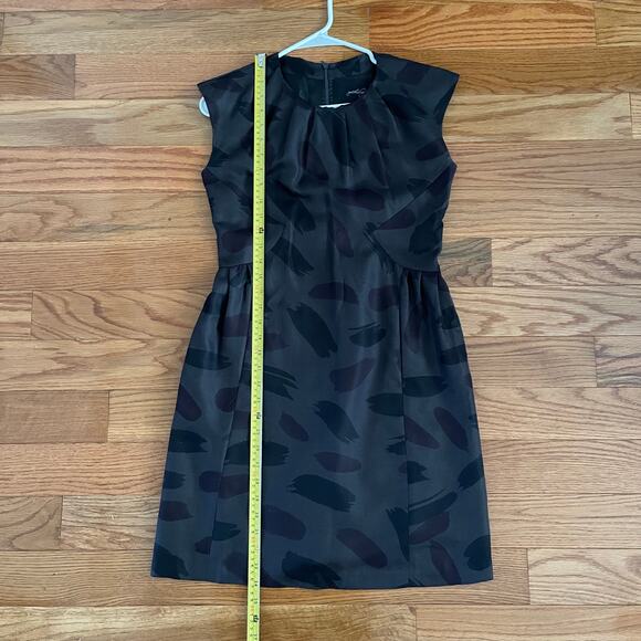 Rachel Comey Sheath Dress Womens XS Multicolor Brushstroke Silk Wool Blend - Picture 9 of 9